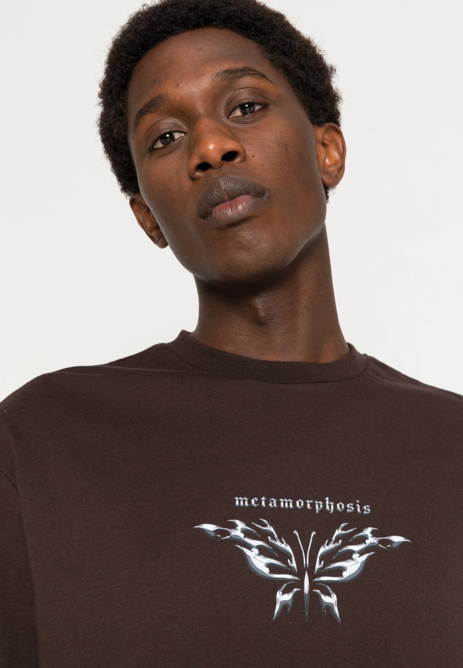 YOURTURN Unisex - T-Shirt Imprimé - Dark Brown 5 YOURTURN Unisex - T-Shirt Imprimé - Dark Brown – Image 5