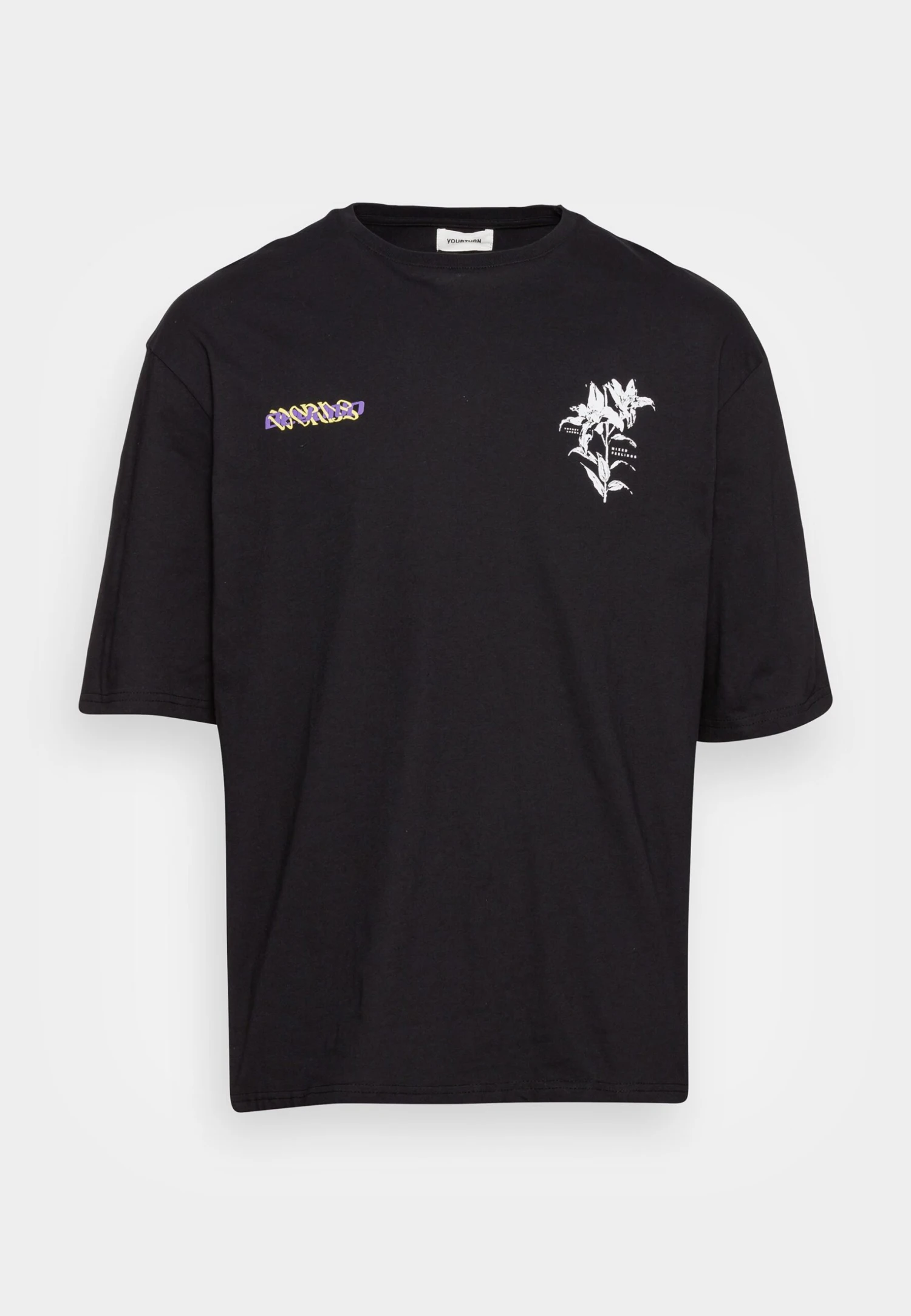 YOURTURN Graphic T-Shirt Beyond Unisex - T-Shirt Imprimé - Black 4 YOURTURN Graphic T-Shirt Beyond Unisex - T-Shirt Imprimé - Black – Image 4