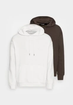 YOURTURN 2 Pack Unisex - Sweat À Capuche - Brown/Off White -Yourturn Soldes Magasin 1092ffc1bb8b490883d81c8bd949767a scaled