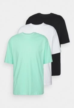 YOURTURN 3Pack Unisex - T-Shirt Basique - White/Mint/Black -Yourturn Soldes Magasin 233351a62236459a996e1a031bd0d8cd scaled