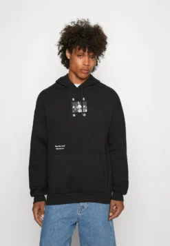 Yourturn Soldes Magasin 21 YOURTURN Yt-Zi-0122-0413Relaxed Hoodie / 802 - Black - Sweat À Capuche - 802 - Black