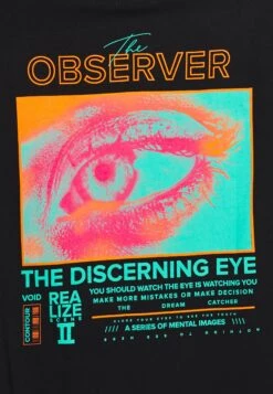 YOURTURN Unisex Observer - T-Shirt Imprimé - Black -Yourturn Soldes Magasin 2f10caddf93c4f93970871184d5087d9 scaled