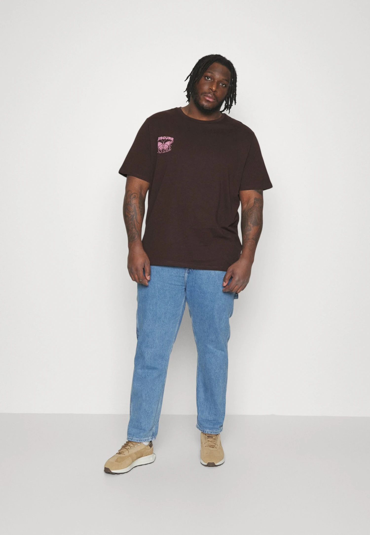 YOURTURN T-Shirt Imprimé - Dark Brown 2 YOURTURN T-Shirt Imprimé - Dark Brown – Image 2