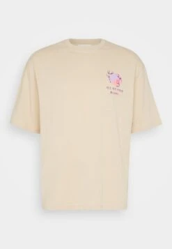 YOURTURN Graphic Tee Unisex - T-Shirt Imprimé - Beige -Yourturn Soldes Magasin 3ea29578165a40a38621358db58bfdf7 scaled