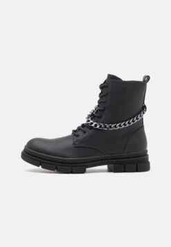 YOURTURN Unisex - Bottines À Lacets - Black