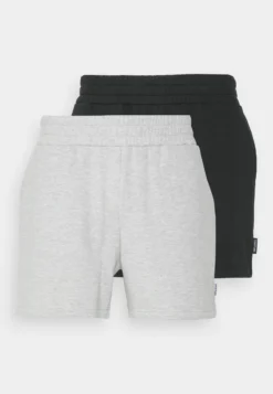 YOURTURN 2 Pack Unisex - Short - Black/Grey