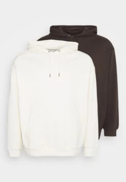 YOURTURN 2 Pack Unisex - Sweat À Capuche - Brown/Off-White -Yourturn Soldes Magasin 4fc56a2d85334963ba991ae432107540 scaled
