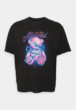 YOURTURN T-Shirt Imprimé - Black -Yourturn Soldes Magasin 59db075da14541aabff502bf6d069d78 scaled