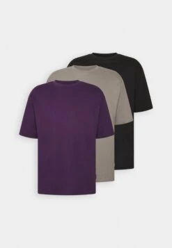 YOURTURN 3Pack Unisex - T-Shirt Basique - Grey/Purple/Black -Yourturn Soldes Magasin 6d30af072c764e1881baa9012c5deaf0 scaled