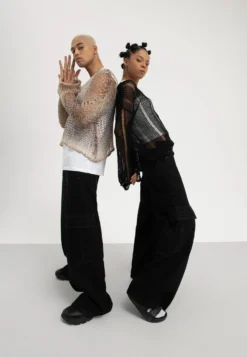 YOURTURN Unisex - Jean Boyfriend - Black Denim -Yourturn Soldes Magasin 77563c53c8b4414ba530183a2133e3fb scaled