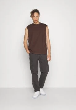 Yourturn Soldes Magasin 31 YOURTURN Unisex 2 Pack - Débardeur - Light Grey/Brown