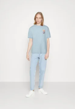 YOURTURN Unisex - T-Shirt Imprimé - Blue -Yourturn Soldes Magasin 786aea36b1be43e49a32fbc7316000c3 scaled