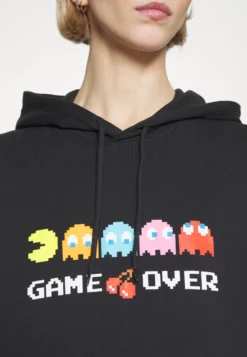 YOURTURN Pac-Man Unisex - Sweatshirt - Black -Yourturn Soldes Magasin 791b5dcd802847b58db2344f2373376d scaled