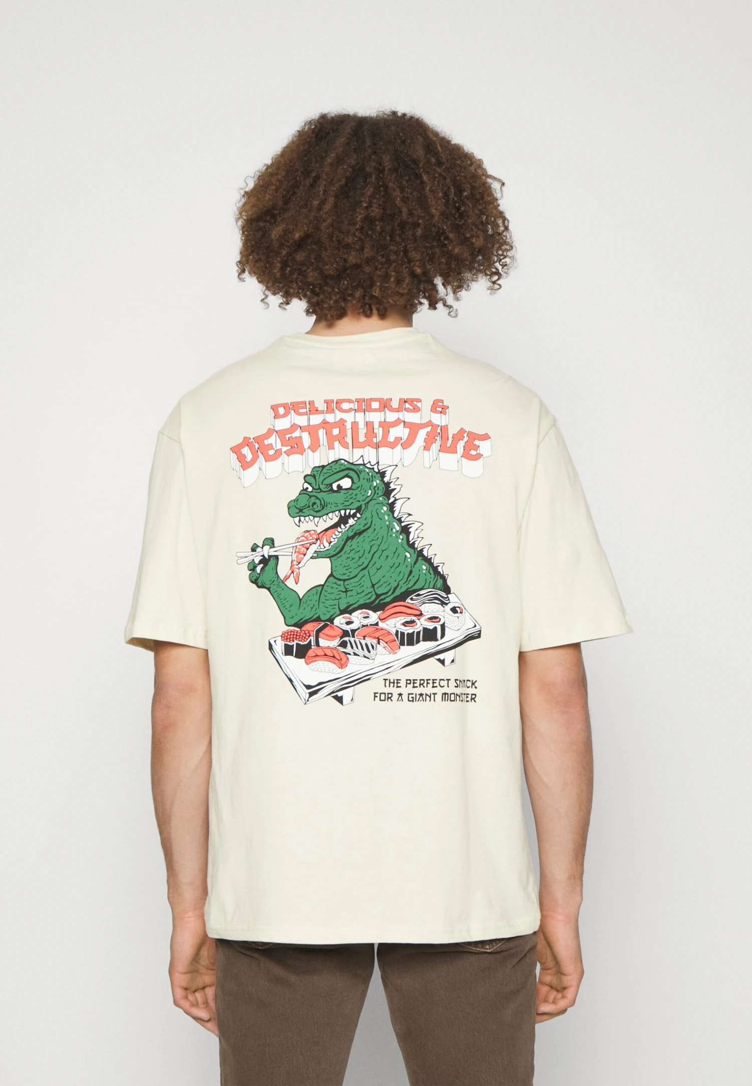 YOURTURN T-Shirt Imprimé - Beige 3 YOURTURN T-Shirt Imprimé - Beige – Image 3