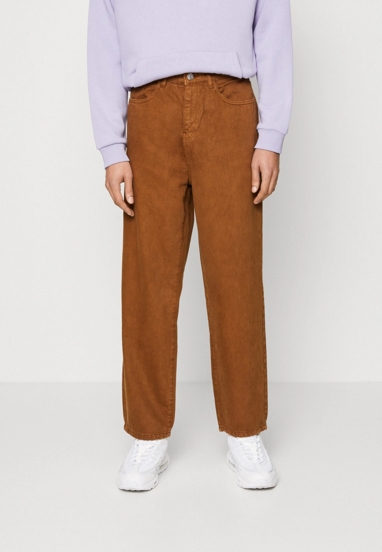 YOURTURN Unisex - Jean Boyfriend - Brown 1 YOURTURN Unisex - Jean Boyfriend - Brown