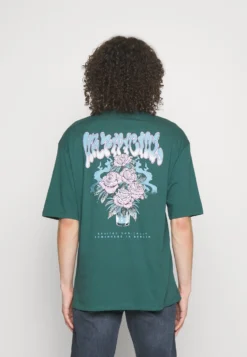 YOURTURN Graphic Tee Unisex - T-Shirt Imprimé - Green