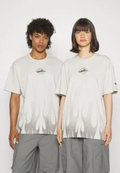 YOURTURN Unisex - T-Shirt Imprimé - Light Grey