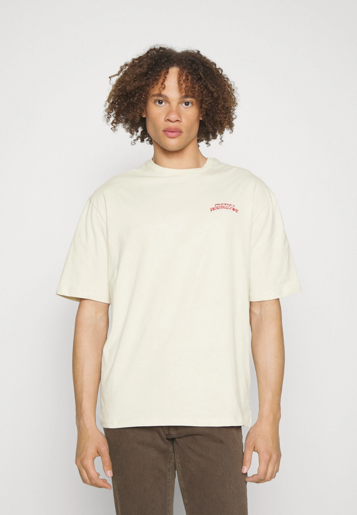 YOURTURN T-Shirt Imprimé - Beige 1 YOURTURN T-Shirt Imprimé - Beige