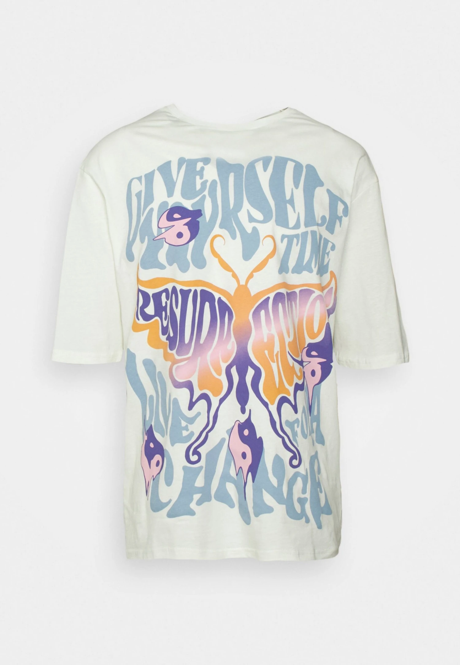 YOURTURN Unisex - T-Shirt Imprimé - Off-White 1 YOURTURN Unisex - T-Shirt Imprimé - Off-White