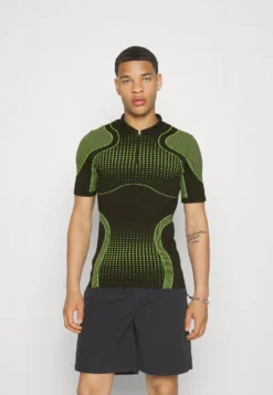 YOURTURN Unisex - Polo - Black/Green
