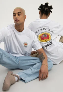 YOURTURN Unisex - T-Shirt Imprimé - White -Yourturn Soldes Magasin aeda69aad1674f9ebf1afa8b54ccdad8 scaled