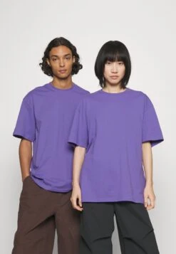YOURTURN Unisex - T-Shirt Imprimé - Purple
