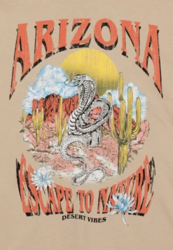 YOURTURN Unisex - T-Shirt Imprimé - Beige -Yourturn Soldes Magasin cdac3be1a48c40f1b7b75097592f0371 scaled