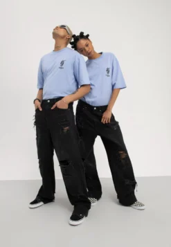 YOURTURN Unisex - Jean Boyfriend - Black Denim -Yourturn Soldes Magasin ce044eb615fc4a039adf6fa75504708b scaled