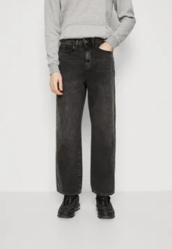 YOURTURN Unisex - Jean Boyfriend - Black