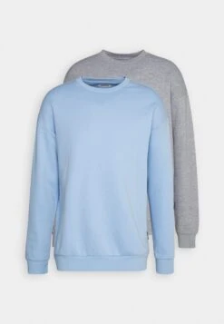 YOURTURN Unisex 2 Pack - Sweatshirt - Light Blue/Mottled Grey -Yourturn Soldes Magasin d5605caa08164fc8800d1ae1108c4f57 scaled