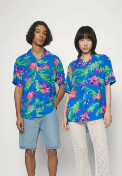 YOURTURN Unisex - Chemisier - Blue