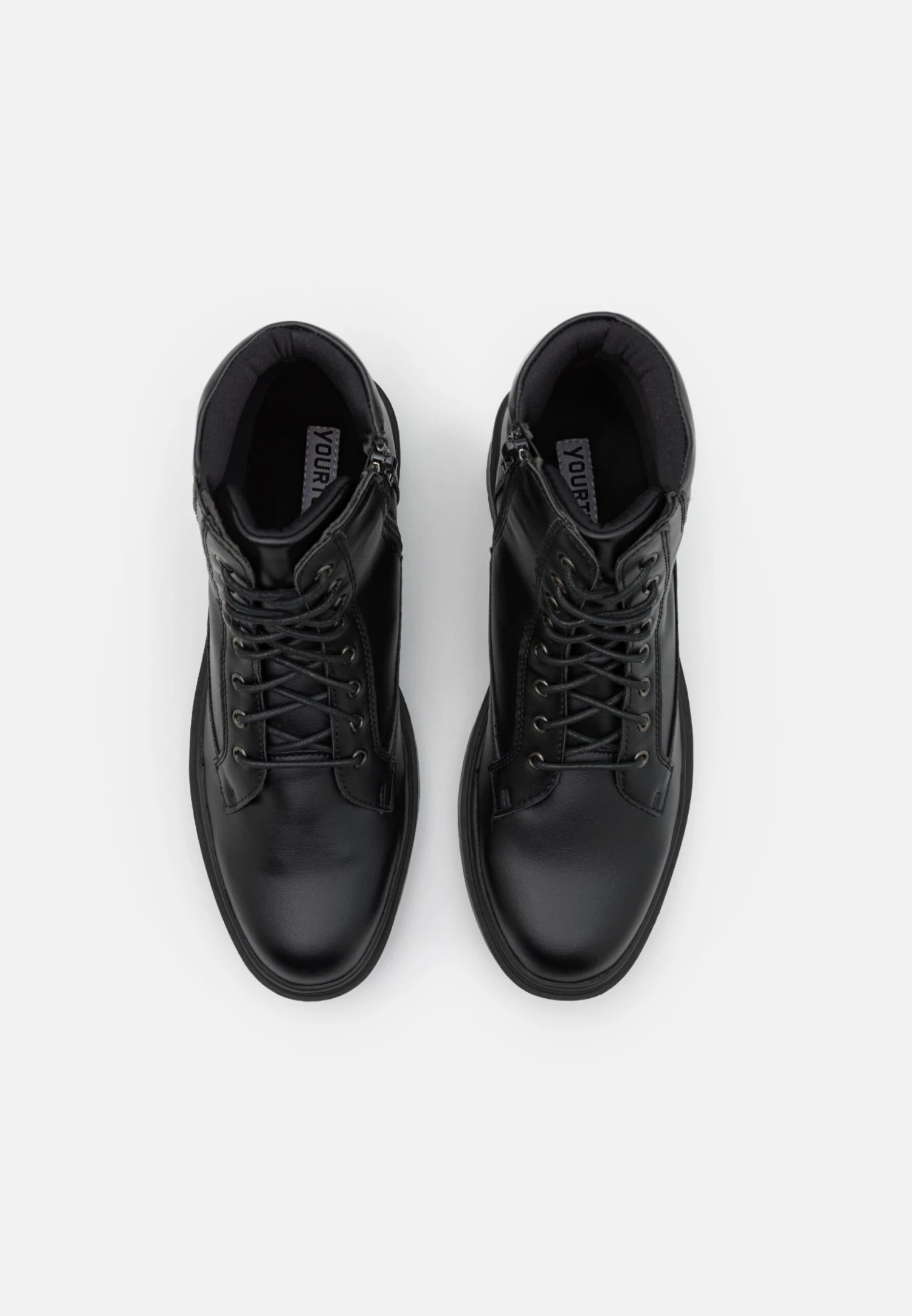 YOURTURN Bottines À Lacets - Black 4 YOURTURN Bottines À Lacets - Black – Image 4