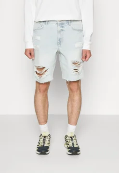 YOURTURN Unisex - Short En Jean - Light Blue Denim -Yourturn Soldes Magasin e48fad9dcdd942cb91ec798b073960b6 scaled