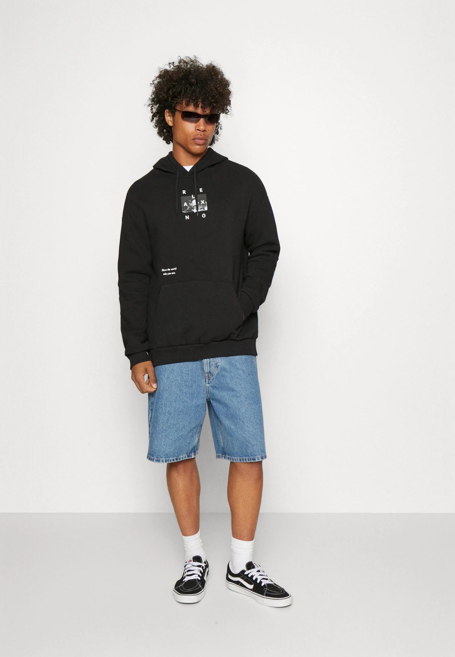 YOURTURN Yt-Zi-0122-0413Relaxed Hoodie / 802 - Black - Sweat À Capuche - 802 - Black 2 YOURTURN Yt-Zi-0122-0413Relaxed Hoodie / 802 - Black - Sweat À Capuche - 802 - Black – Image 2