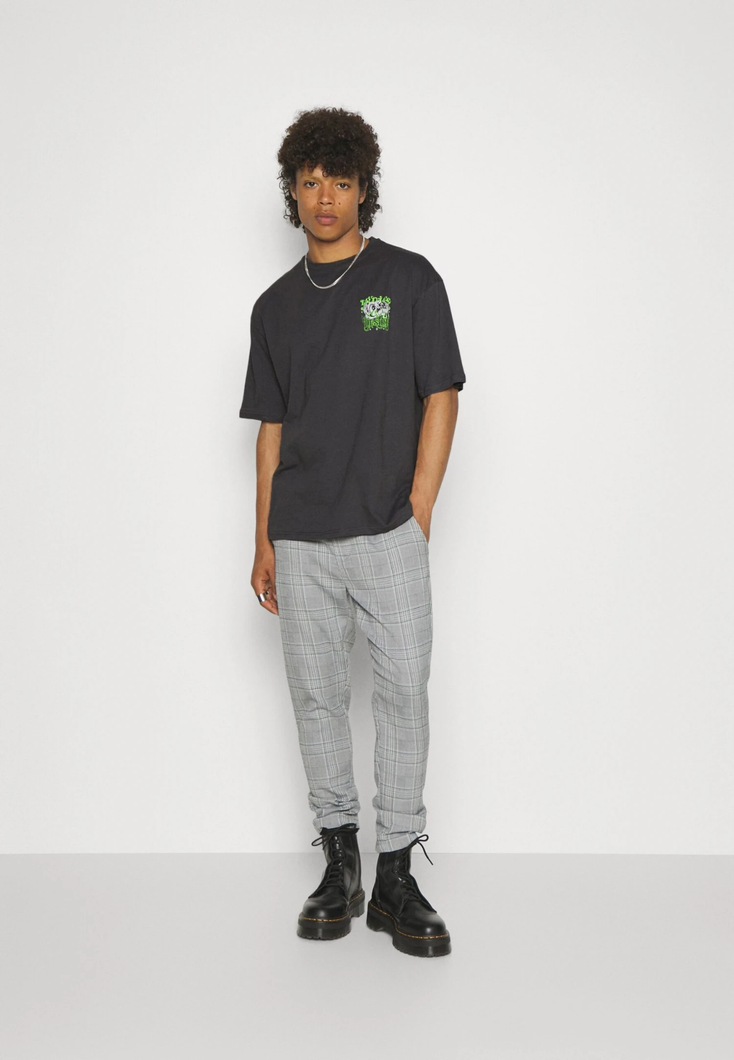 YOURTURN Snake Desire Tee Unisex - T-Shirt Imprimé - Dark Grey 2 YOURTURN Snake Desire Tee Unisex - T-Shirt Imprimé - Dark Grey – Image 2