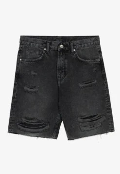 YOURTURN Unisex - Short En Jean - Black -Yourturn Soldes Magasin f9f50183253b42bfb54d010535653e0b scaled