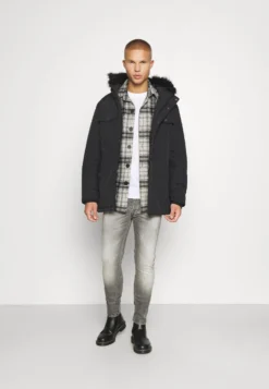 YOURTURN 3Pack Unisex - T-Shirt Basique - Black/Light Grey/White