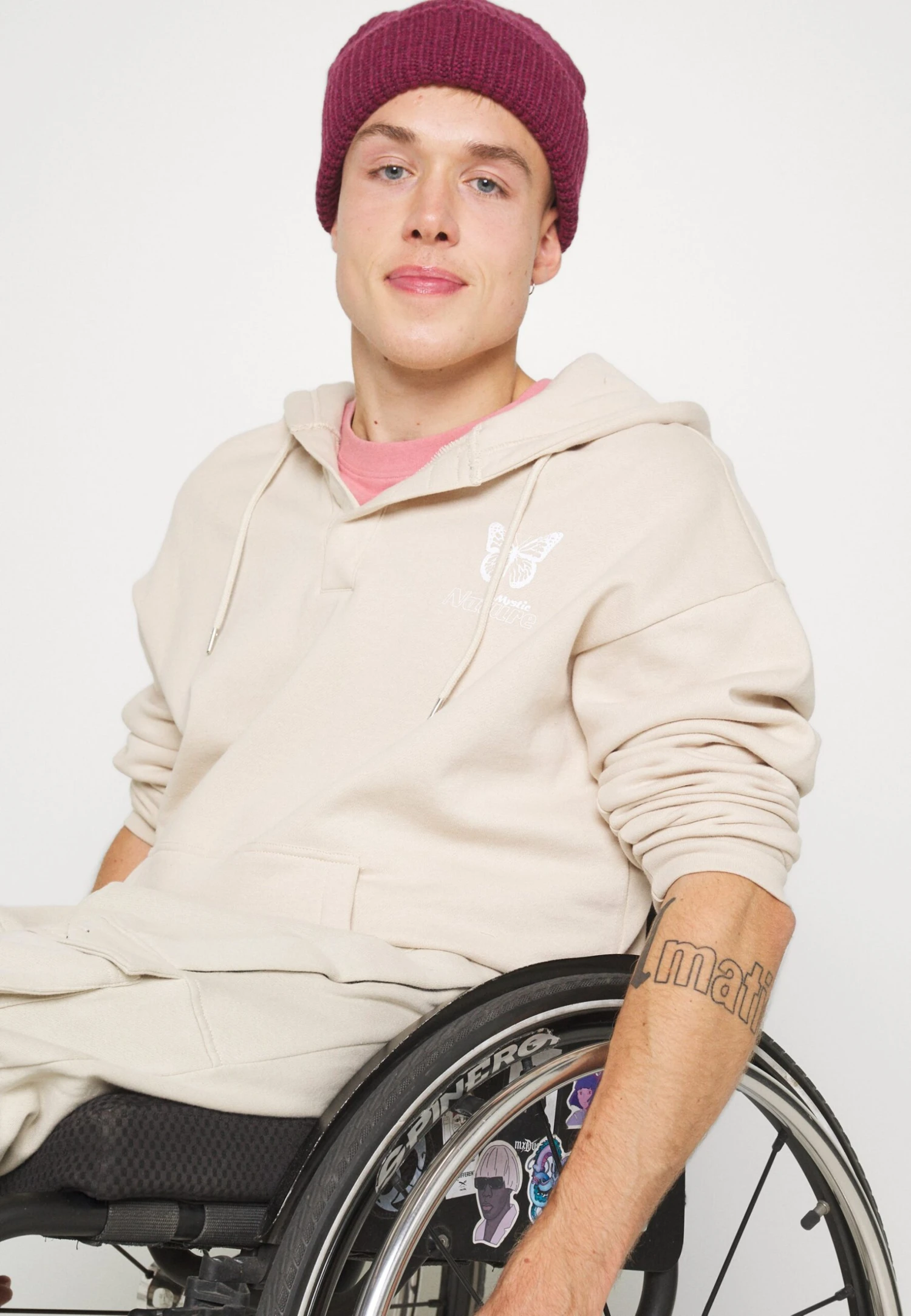 YOURTURN Unisex - Sweatshirt - Beige 7 YOURTURN Unisex - Sweatshirt - Beige – Image 7