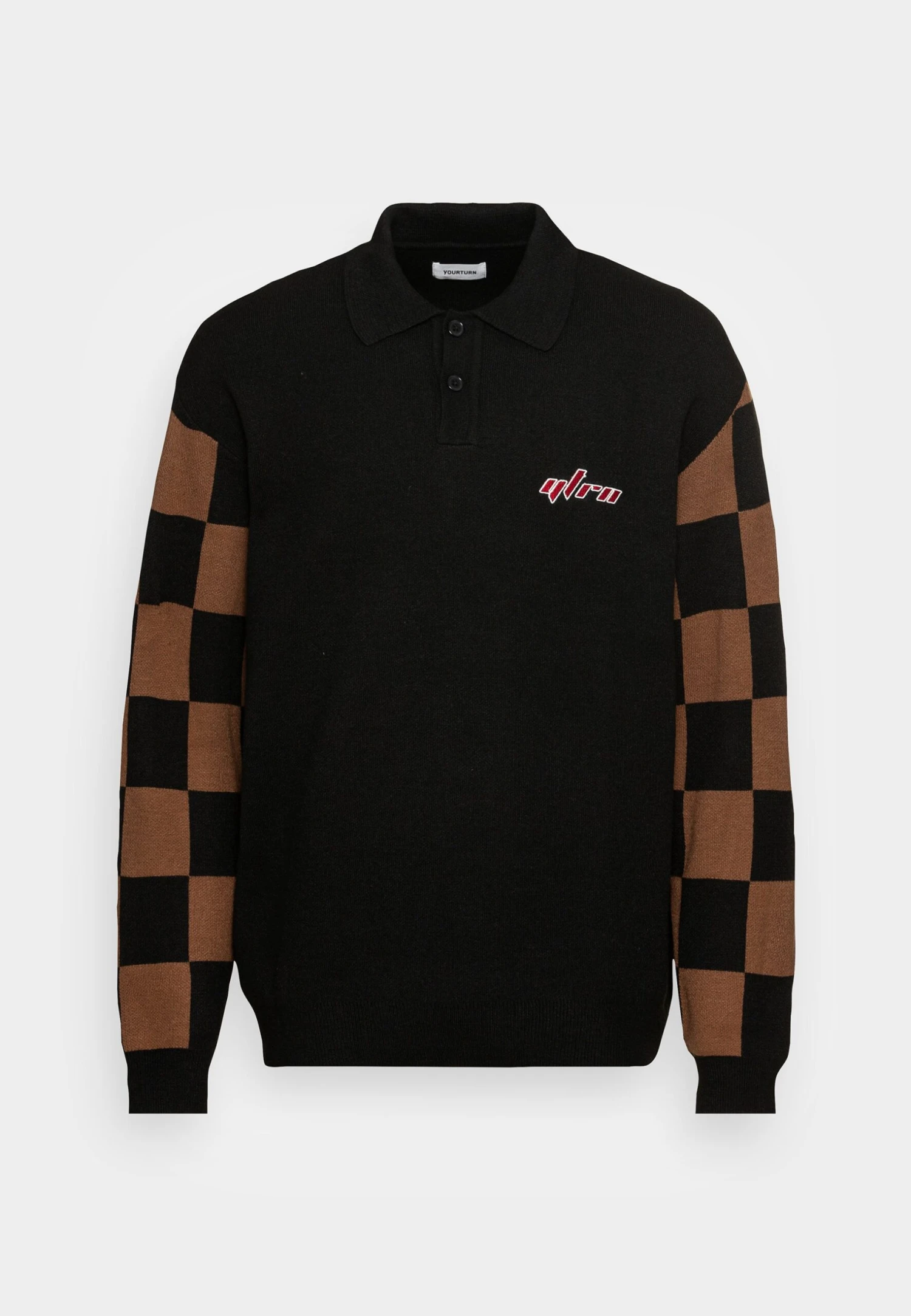 YOURTURN Unisex - Pullover - Black/Brown 1 YOURTURN Unisex - Pullover - Black/Brown